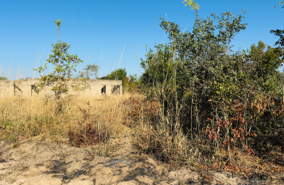 Residential plot for sale with unfinished structure