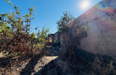 Residential plot for sale with unfinished structure